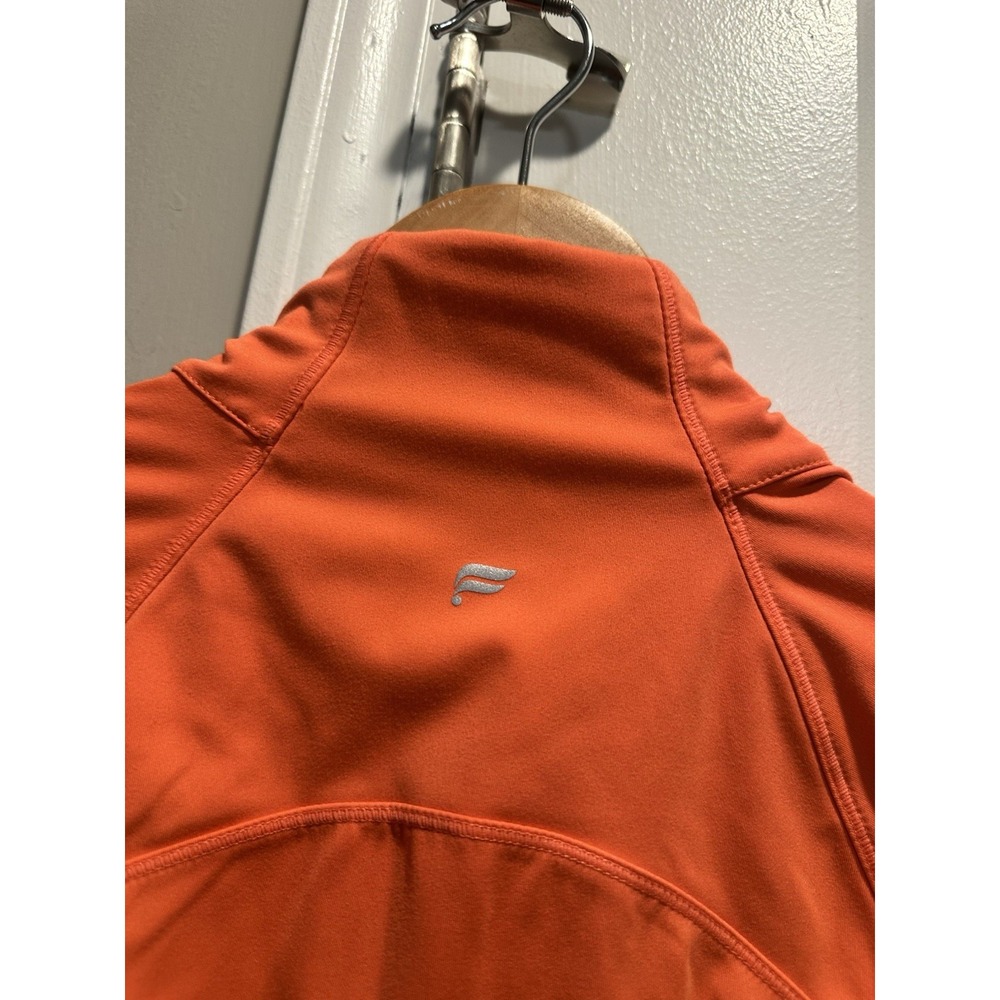 Fabletics Trinity Performance Jacket Orange Small - image 5